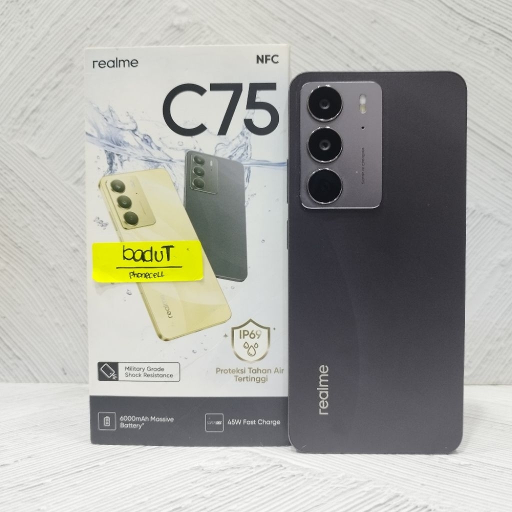 Realme C75 NFC 8/256GB 8/128 GB HP Bekas Second Fullset