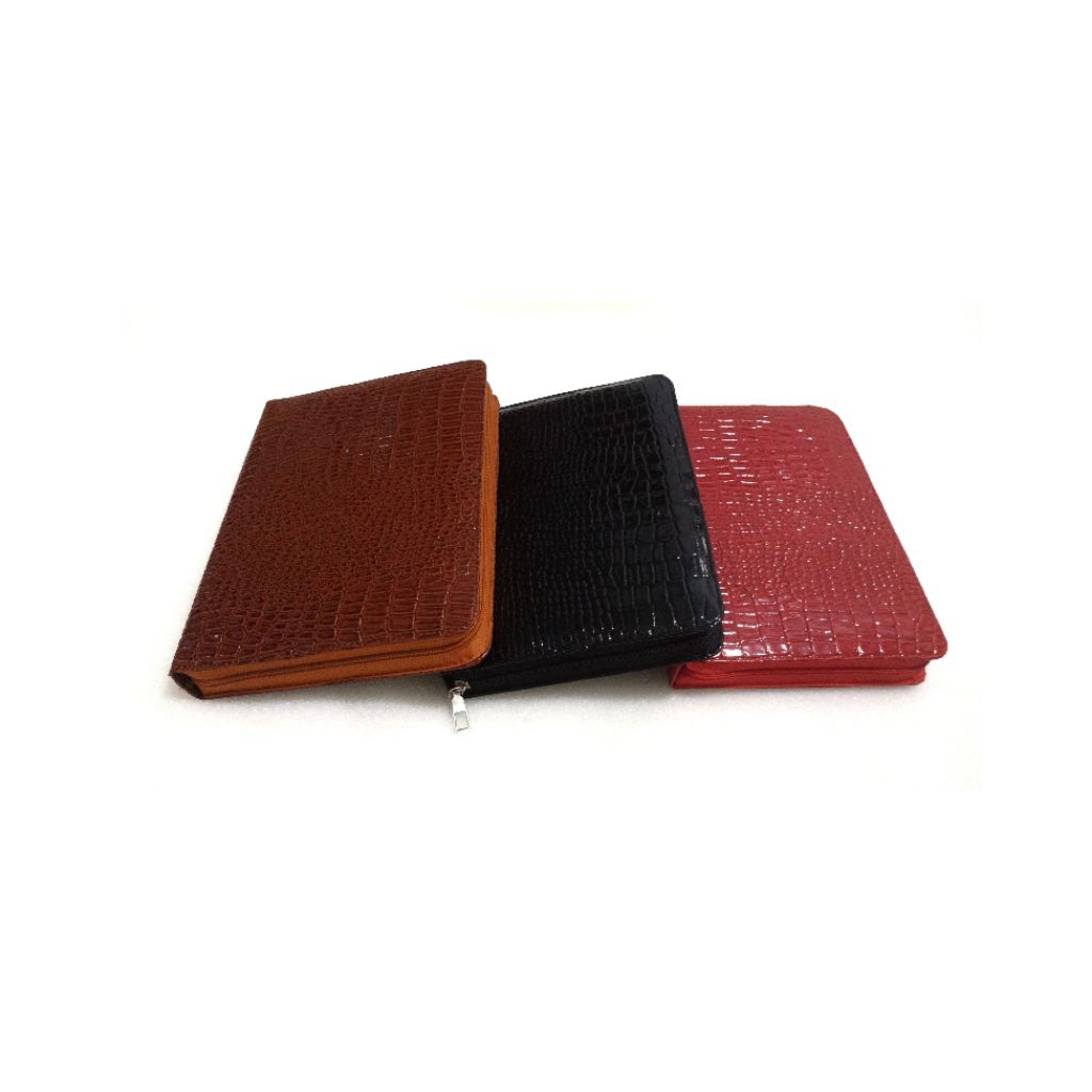 Tas sampul Cover Alquran kulit buaya Croco A4