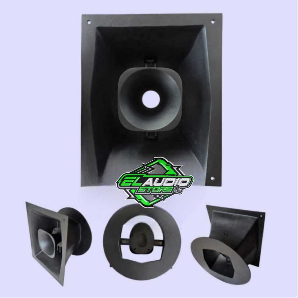 Paket Horn Middel TASSO + Tweeter Exit 2inch Ukuran 31x37,5cm / Corong Tweeter TASO Midle 10 - 12inc