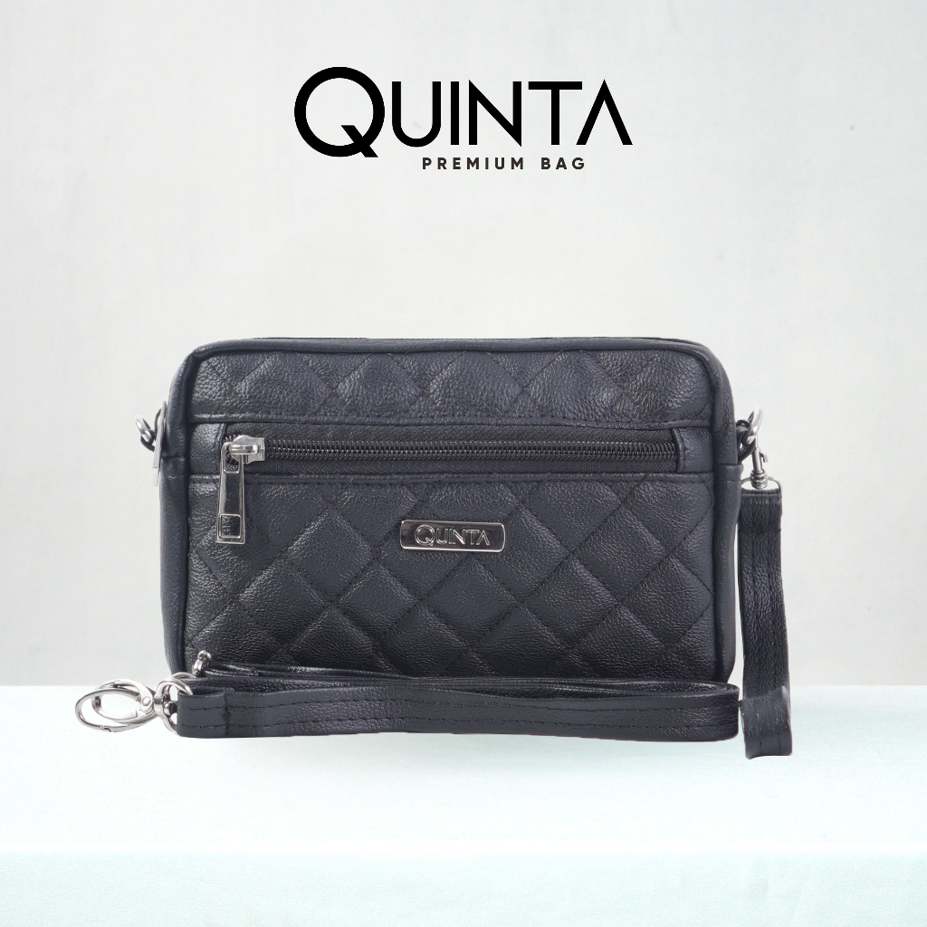 QUINTA Talitha Tas Selempang Mini Dompet Wanita Multifungsi Kompartemen Kartu