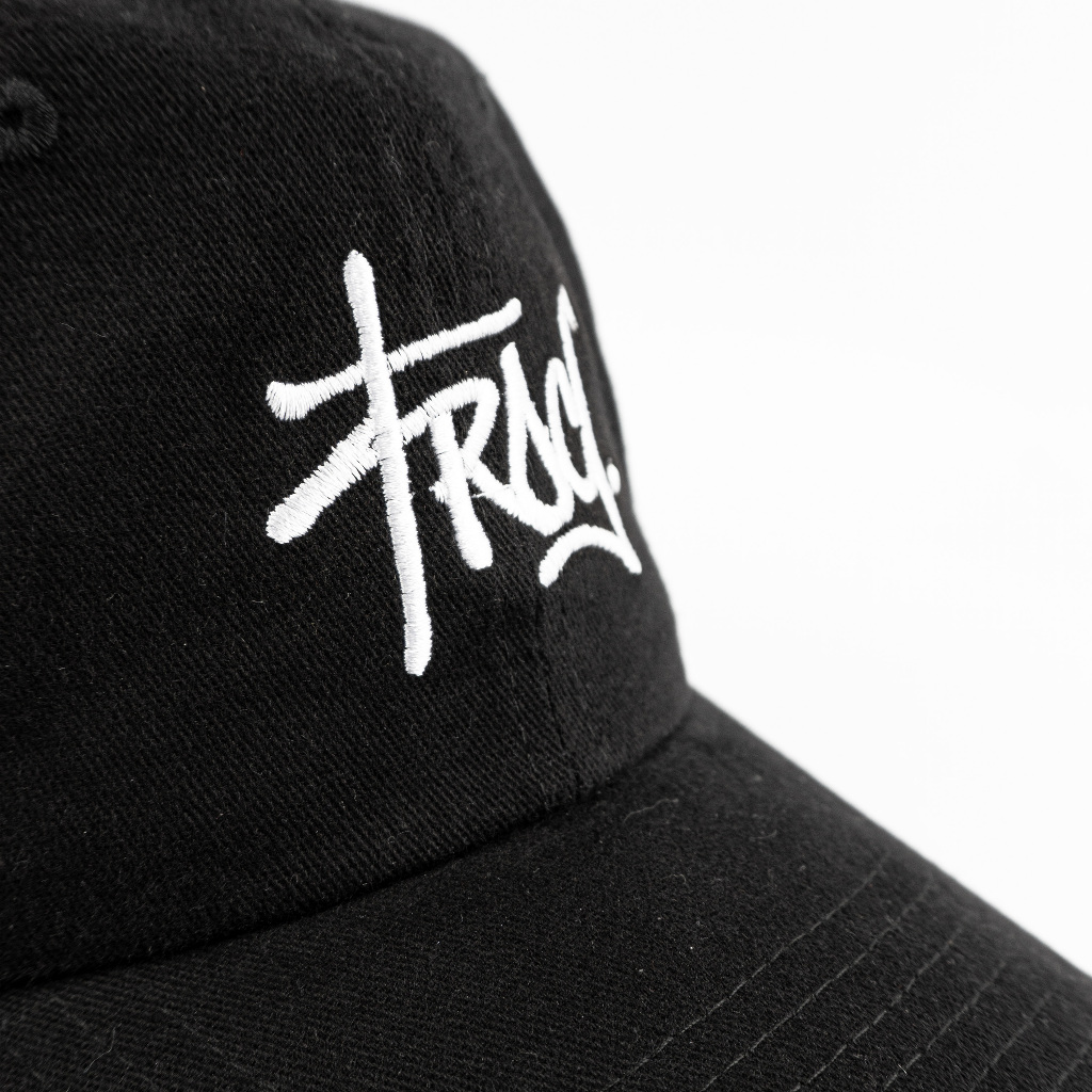 [Free Box] Troy Company Baseball Polo Cap Black Wildstyle - Topi Polo Baseball Hitam BC 3463