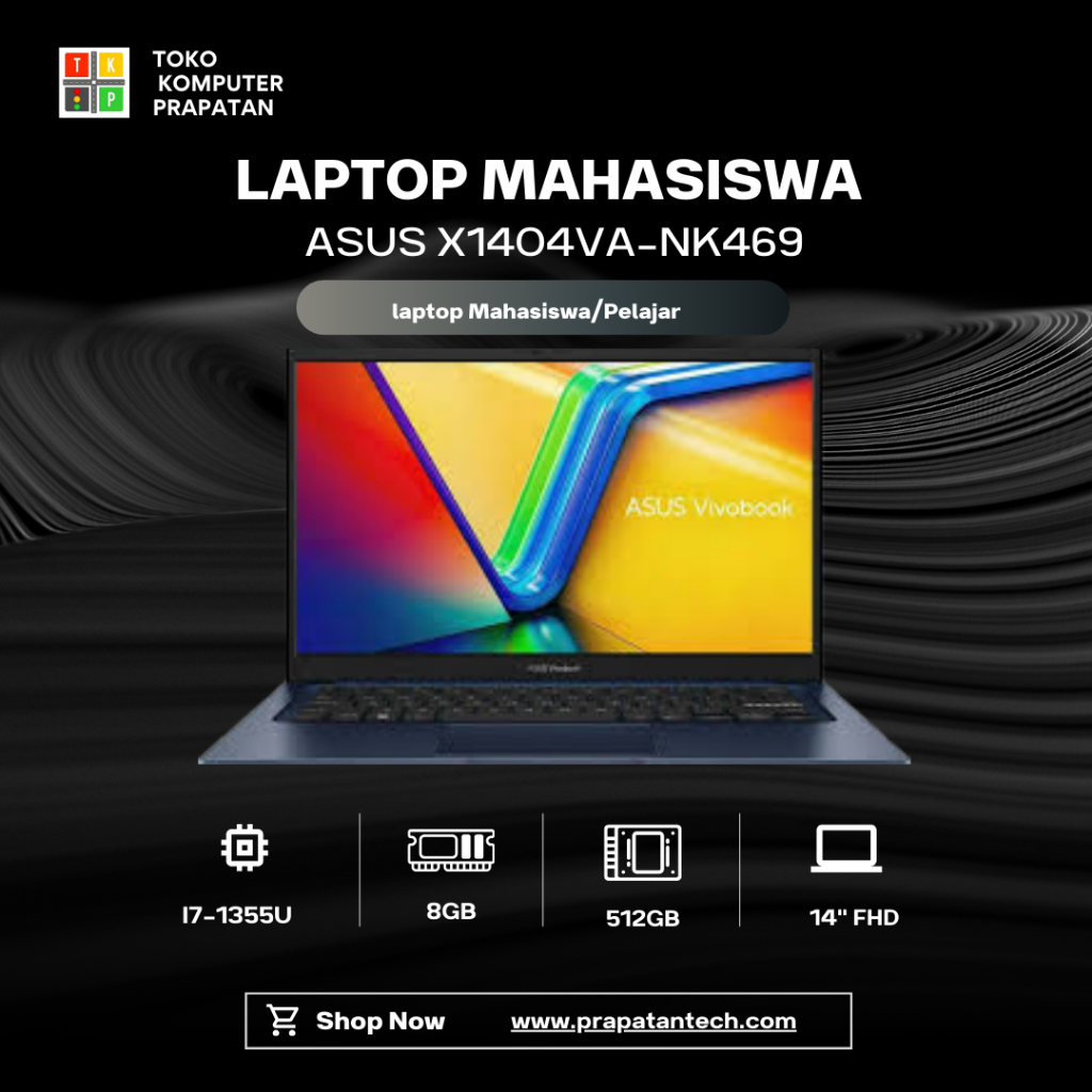 ASUS X1404VA-NK469 I7 GEN 13 8GB 512GB 14IN