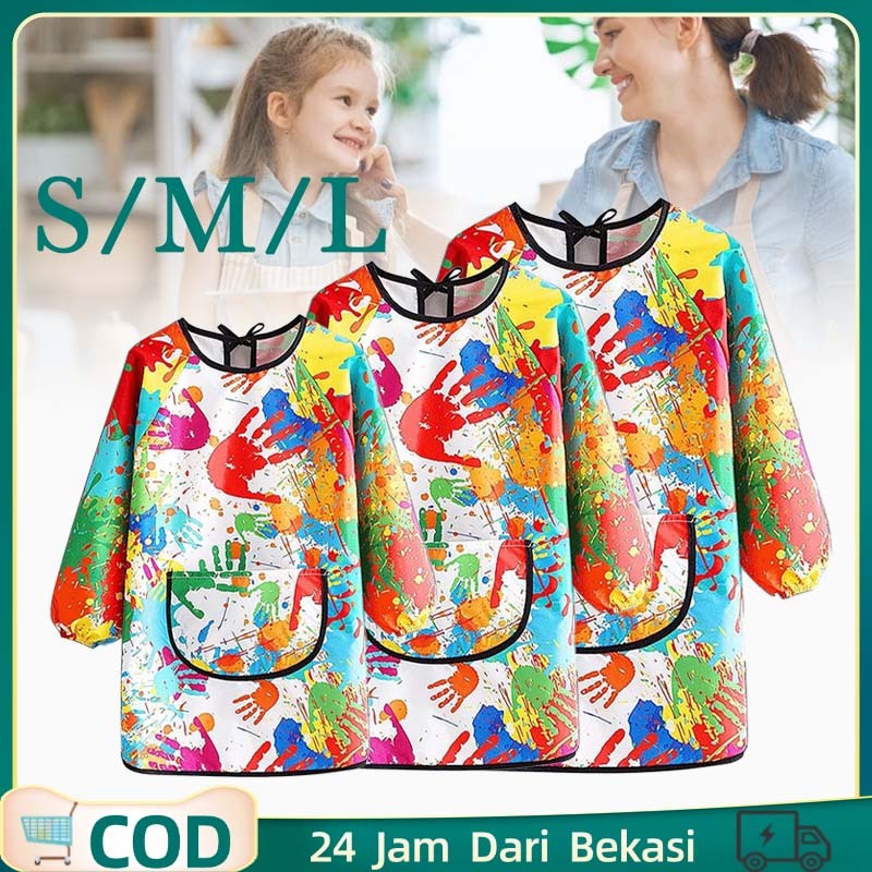 Celemek Lukis Anak Celemek Melukis Anak Apron Anak Apron Anak Anti Air