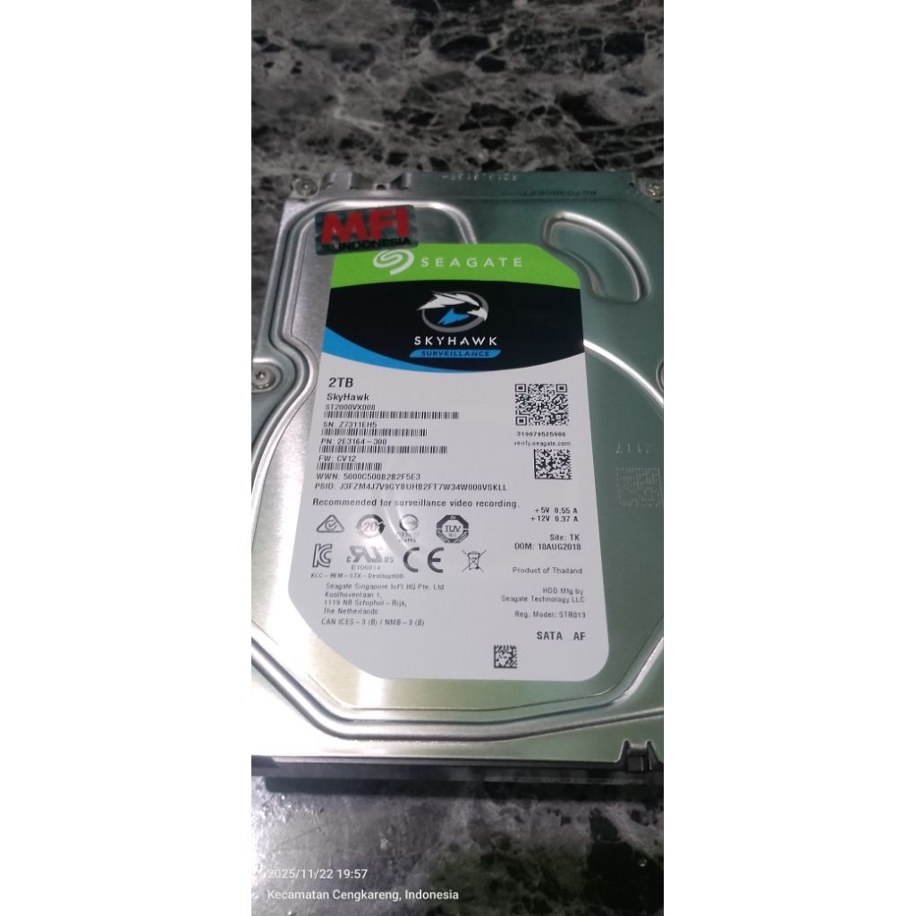 Hardisk Seagate 2tb