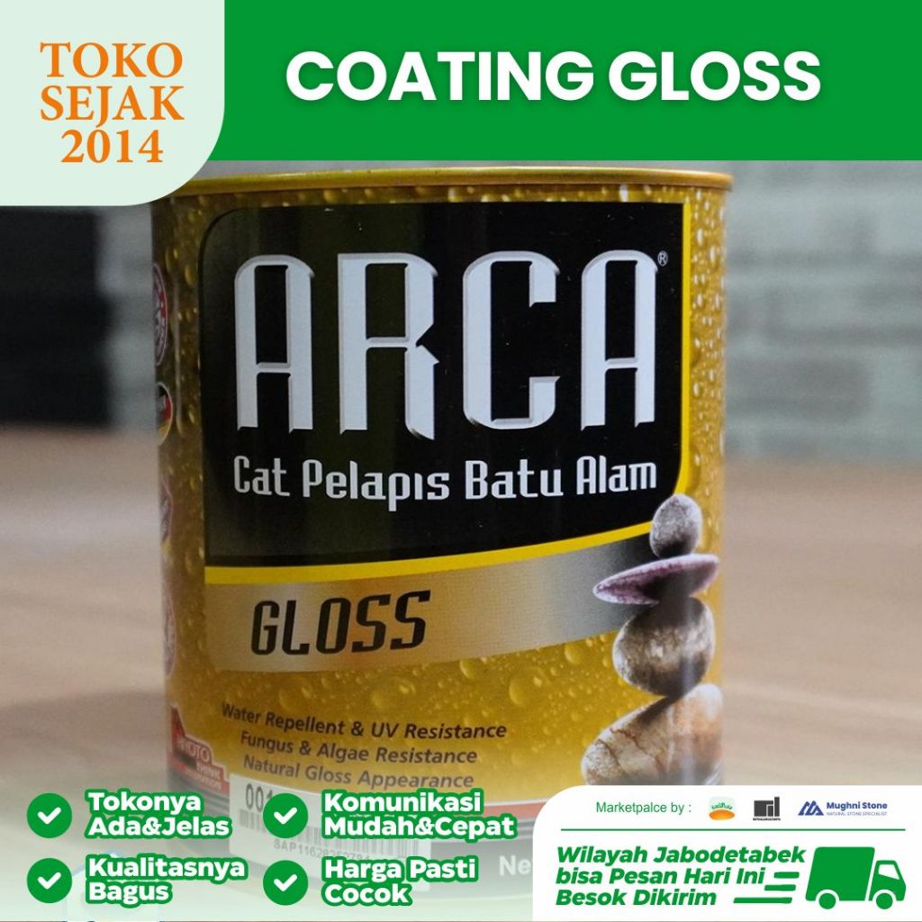 ARCA Coating Cat Pelapis Batu Alam - GLOSS