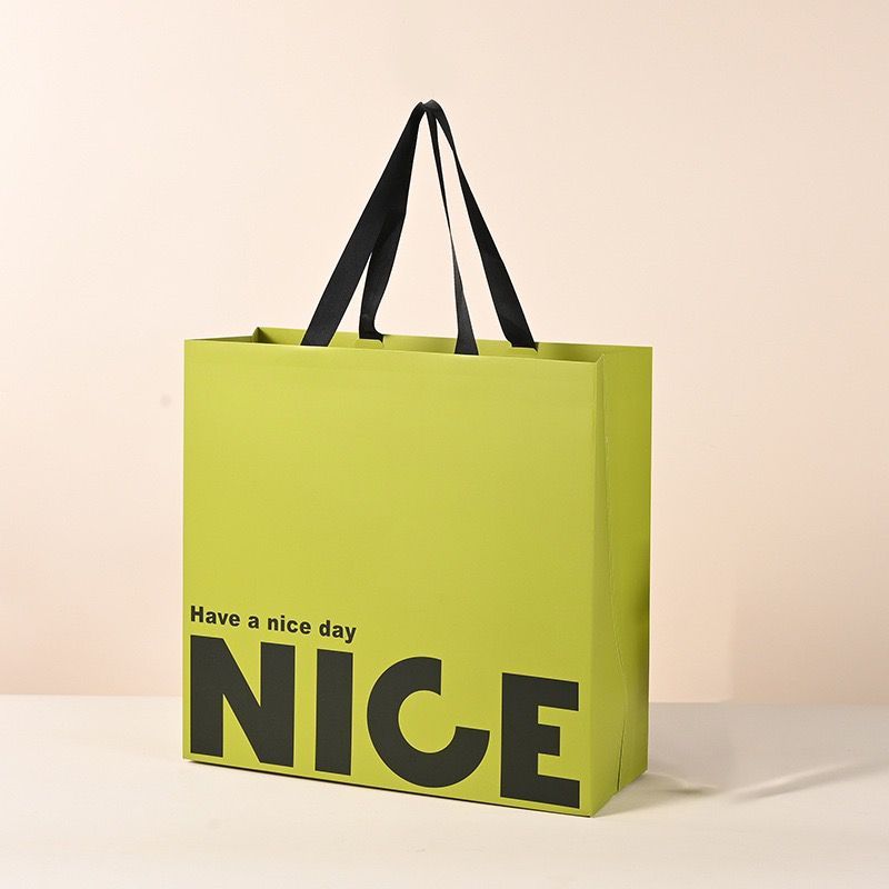 BagusBag Paper Bag Premium Hijau Tebal Anti Sobek | Tas Kertas Kado Hampers Souvenir Goodie Bag