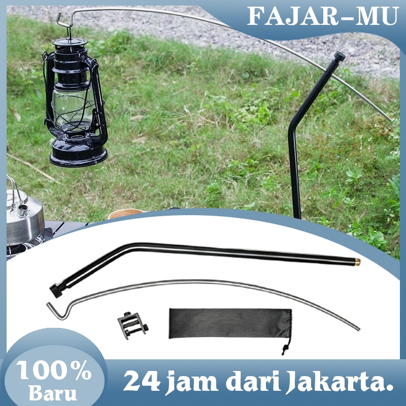 1Set Tiang Lampu Camping Stainless / Tiang Lampu Camping Stainless New Style Aesthetic