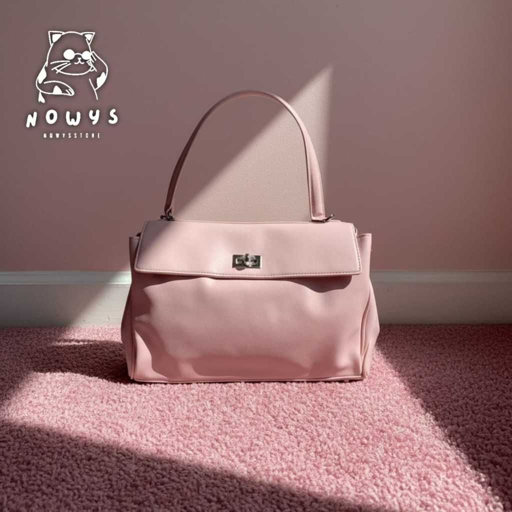 Barbie Rodeo Official Pink Tote Bag Shoulder Bag Tas Tangan Wanita Cantik dan Stylish