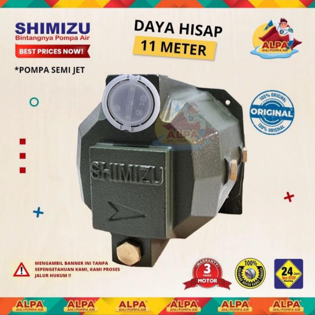 Pompa Air Otomatis Dabrocco JET 100 BIT Semi Jet Pump