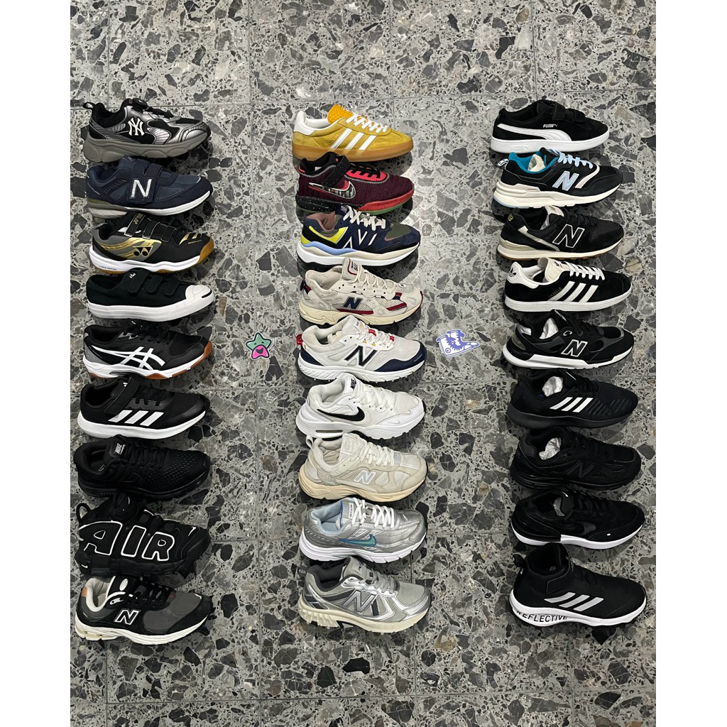 Sepatu badminton padel lari olahraga anak remaja dewasa second original