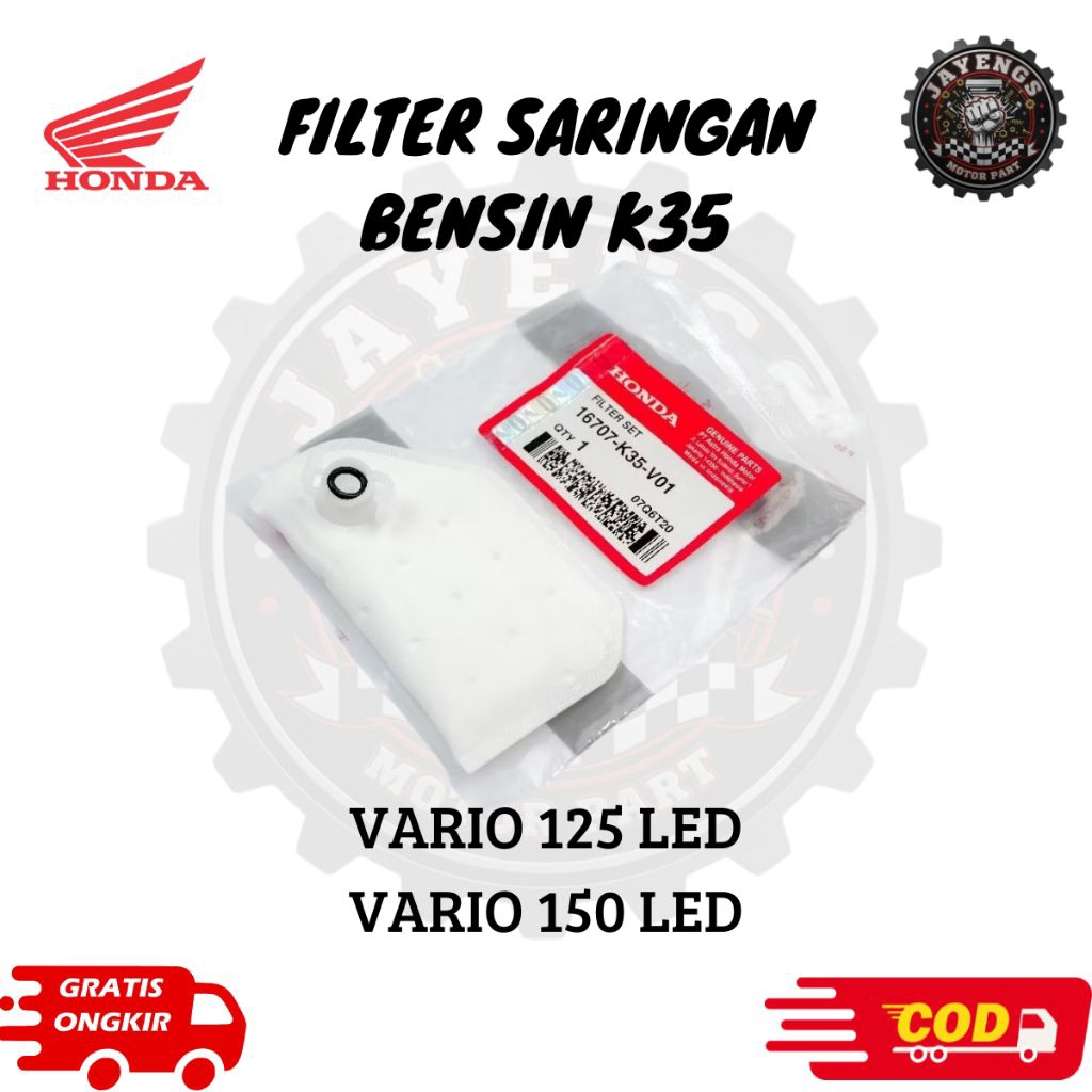 filter saringan bensin honda vario 150 - Filter  Bensin Honda Vario 125 LED K35 original jayeng part