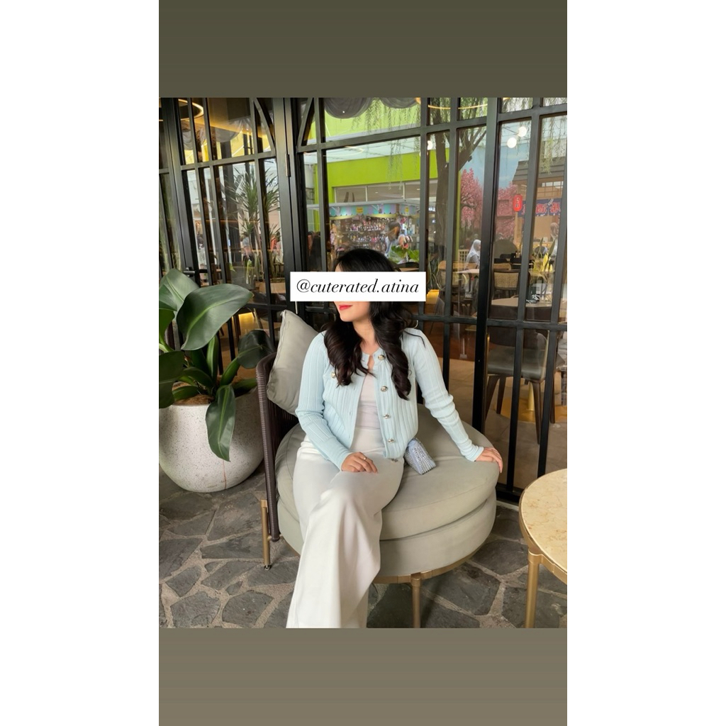 Outer/Top/Cardi Sky Blue