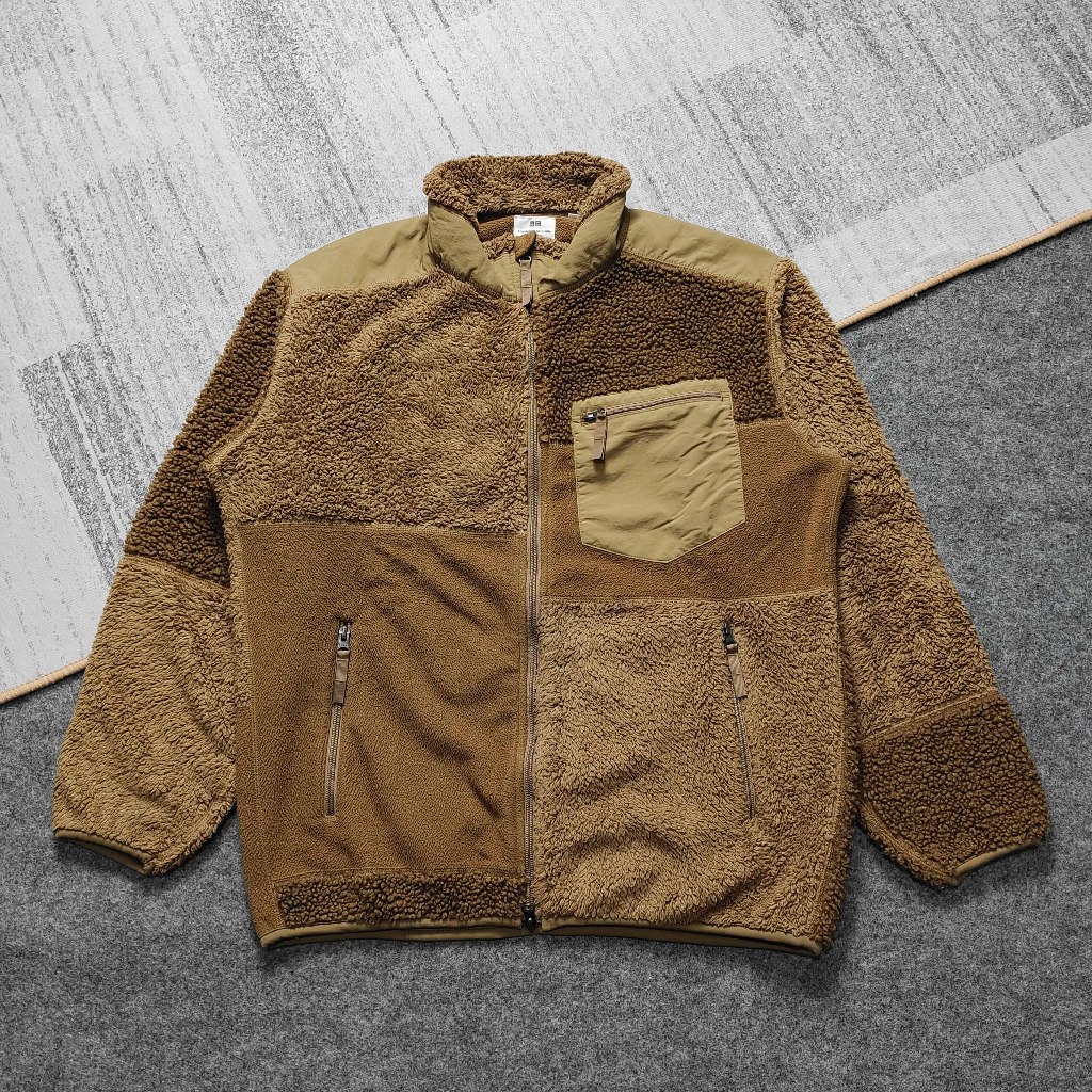 Uniqlo x Engineered Garments Fleece Blended Jacket Jaket Outer Luaran Gorpcore