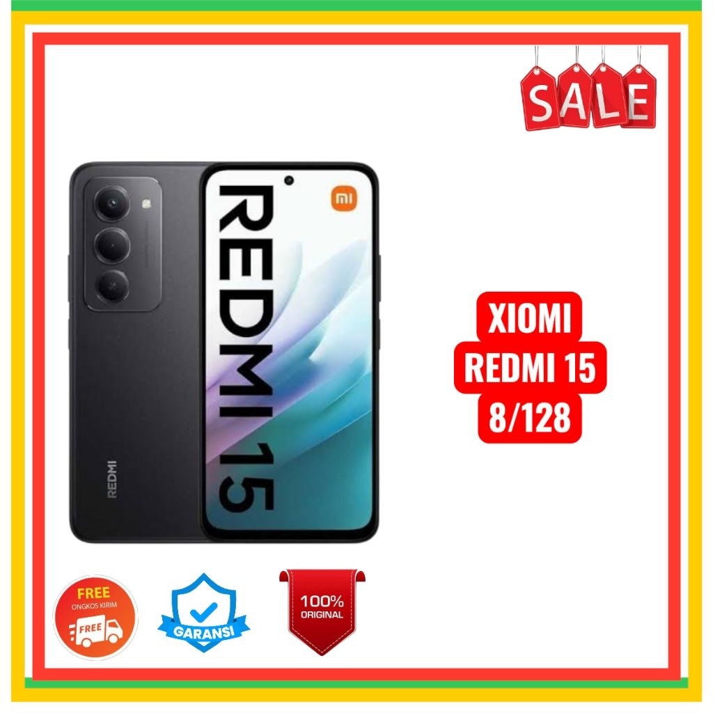 XIOMI REDMI 15 RAM 8/128 GARANSI RESMI SELURUH INDONESIA