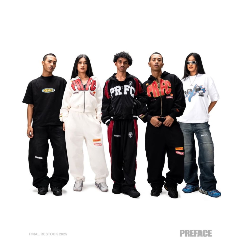 [ORIGINAL 100%] FINAL RESTOCK PREFACE RED TYPE BLACK // PREFACE RED TYPE WHITE // PREFACE X RRQ COLL