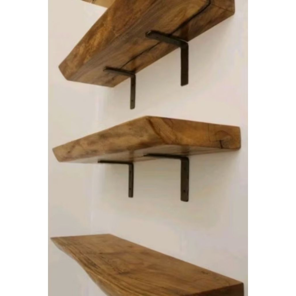 BESI SIKU AMBALAN PENYANGGA RAK DINDING BAHAN PLAT BESI TEBAL GROSIR [COD]