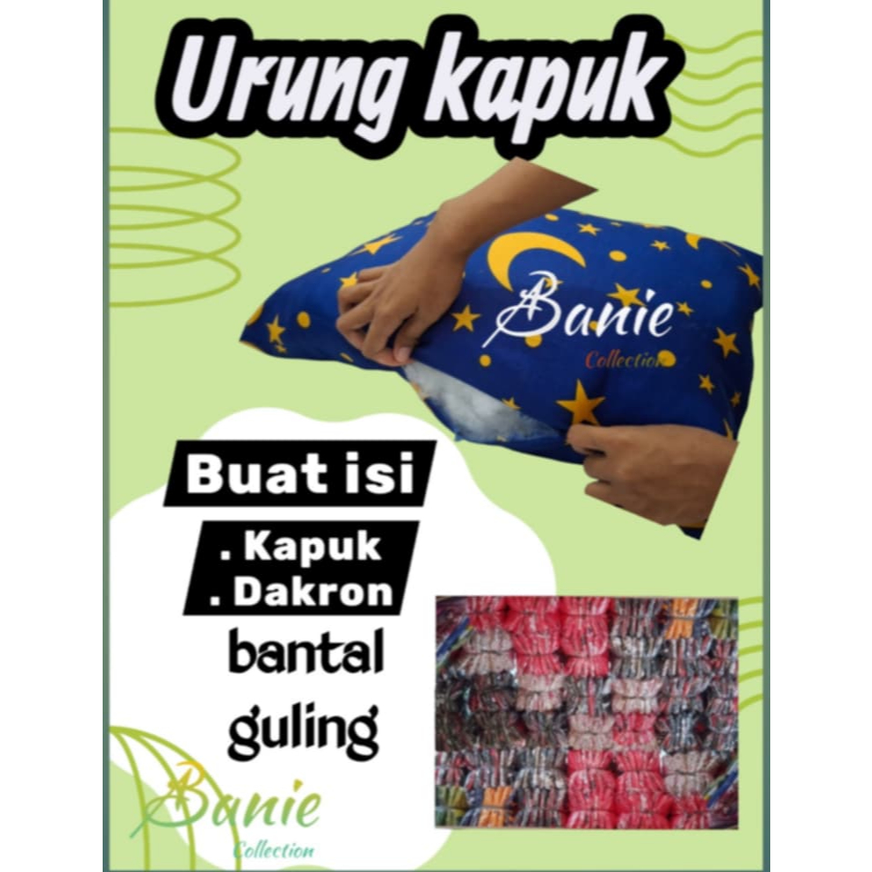 {COD} URUNG KAPUK BANTAL GULING WADA KAPUK BUAT ISI KAPUK/DAKRON/ KULIT KULIT BANTAL GULING BUAT ISI