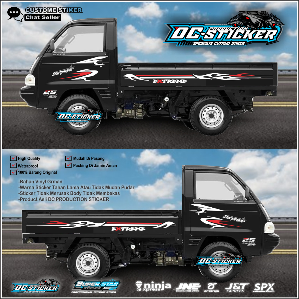 Baru Stiker sticker carry 1.0 pick up/stiker suzuki carry 1.0/stiker suzuki carry 1.0 pick up lama