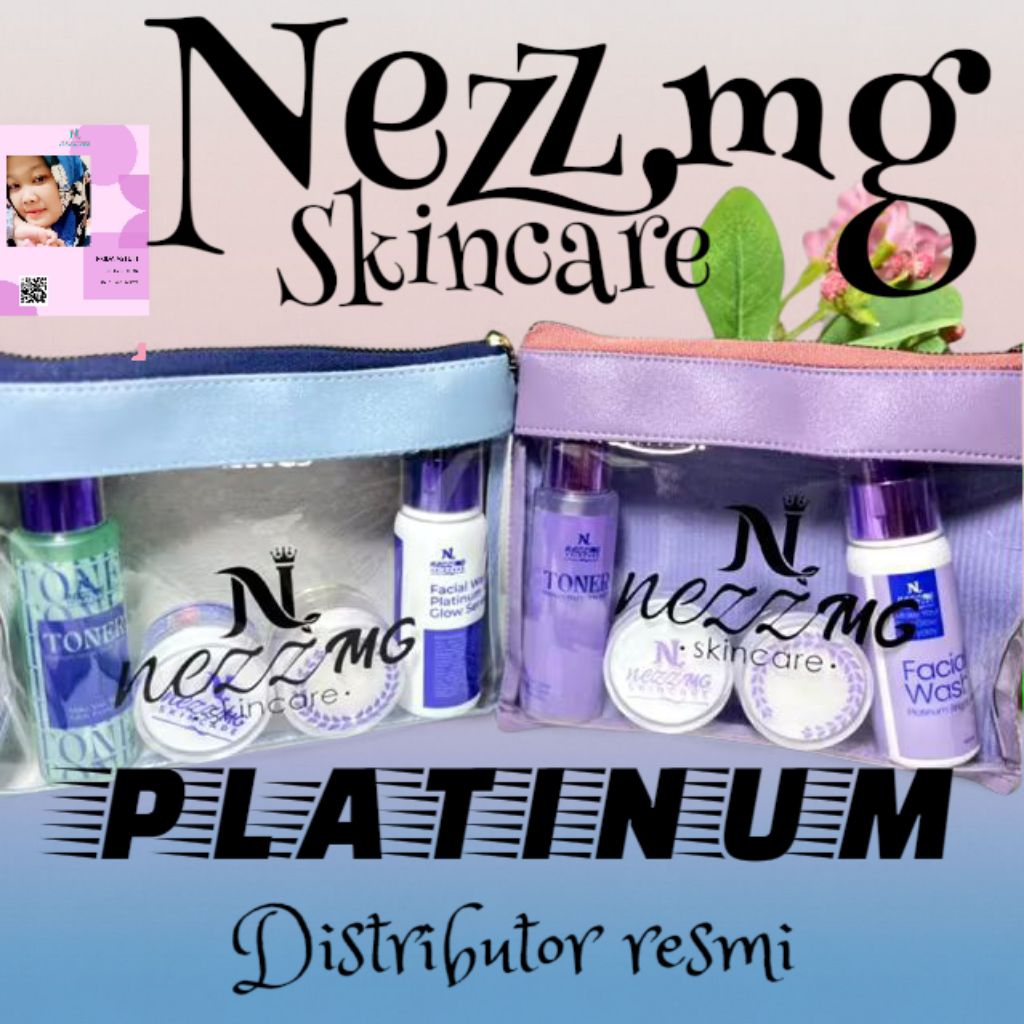NEZZMG SKINCARE PLATINUM 100% ORIGINAL