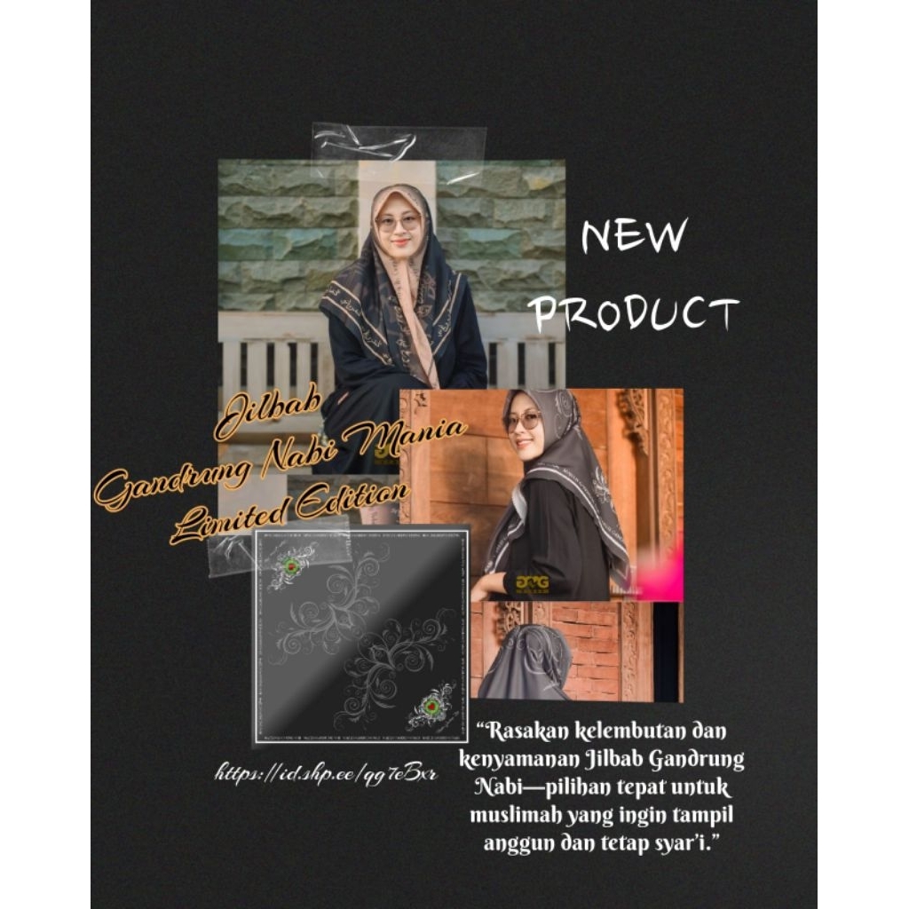 Jilbab Gandrung Nabi Original GNG