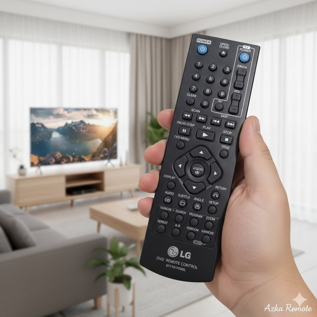 REMOTE REMOT DVD PLAYER LG KARAOKE 6711R1P089L ORIGINAL ASLI