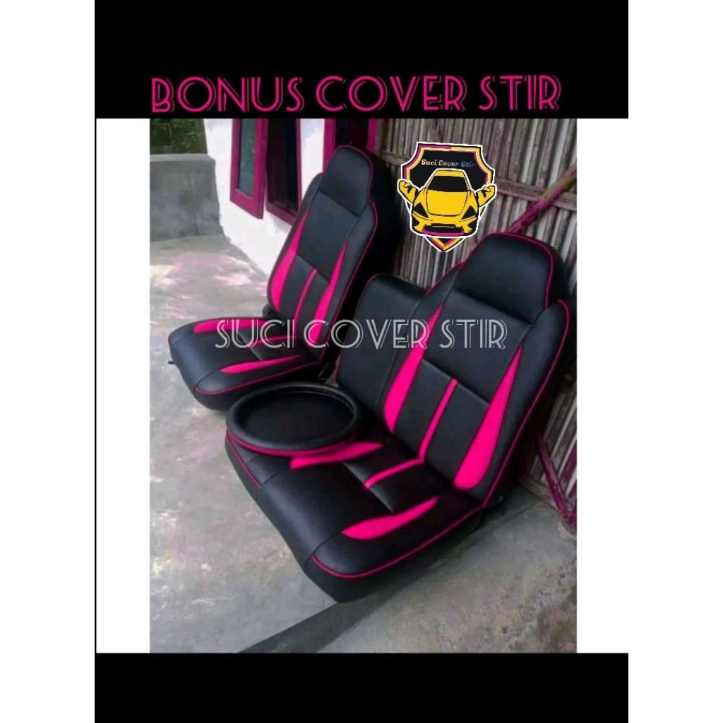 Sarung jok mobil Elf Traga/Elf Macan/Isuzu Nmr71/Cover jok mobil truk Elf Traga/lapis jok mobil Elf 