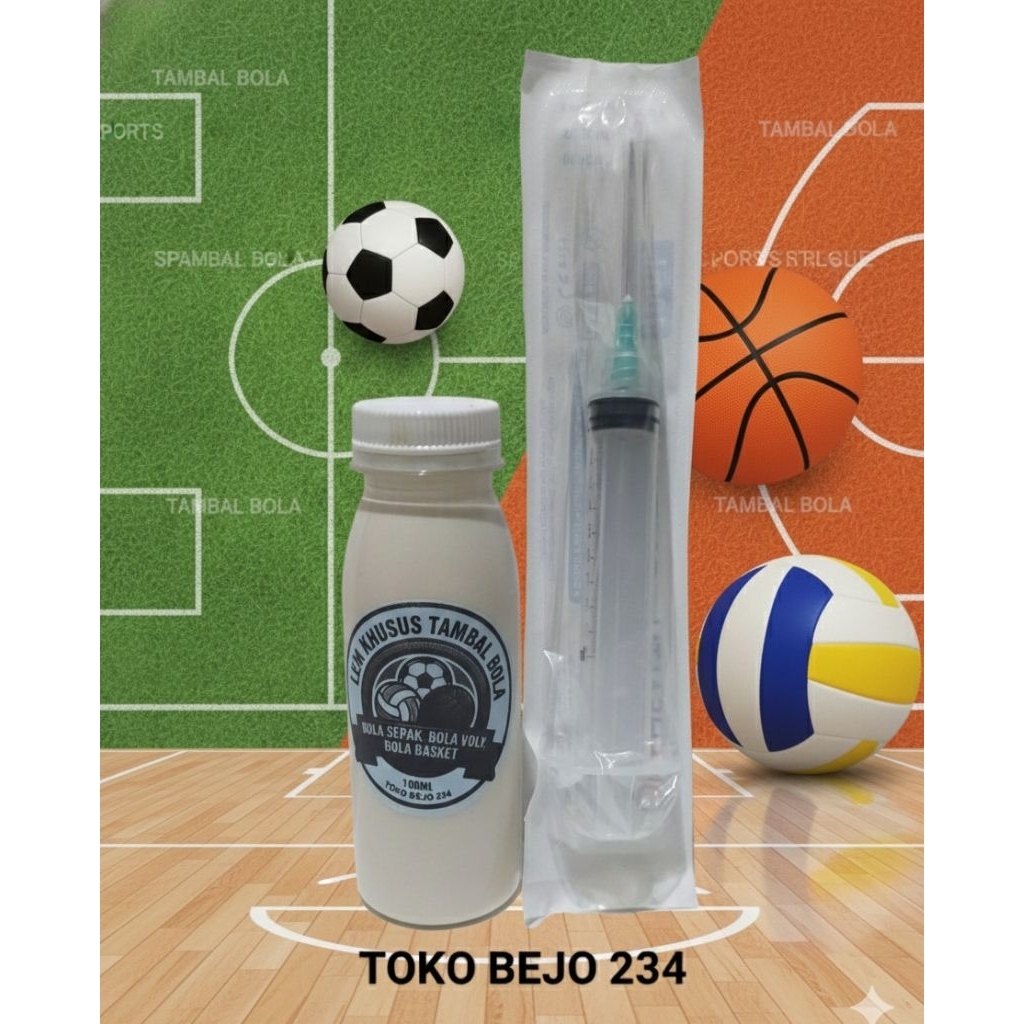 LEM KHUSUS TAMBAL BOLA / BOLA SEPAK BOLA VOLY BOLA BASKET 100ML