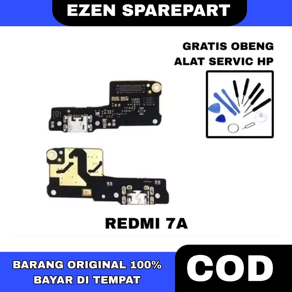 FLEXIBLE XIAOMI REDMI 7A CONECTOR CAS + MIC ORI