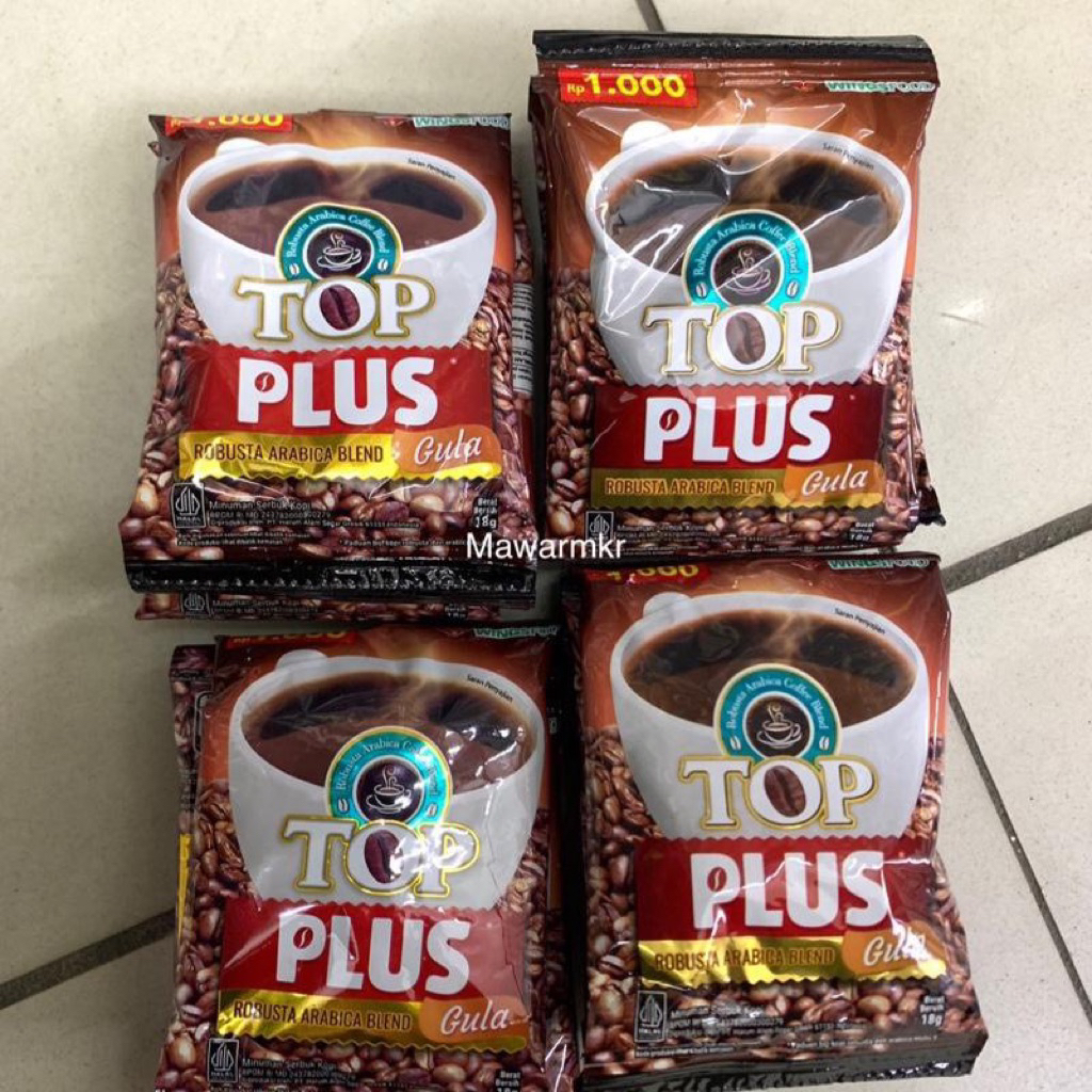 KOPI TOP PLUS KOPI GULA