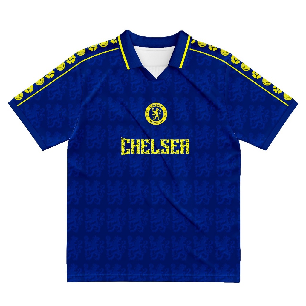 ELIET PRINT-JERSEY VINTAGE CHELSEA||JERSEY FANTASY | | JERSEY RETRO | JERSEY CASUAL | JERSEY BOLA MU