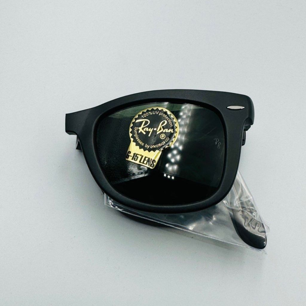 KACAMATA RAYBAN WAYFARER FOLDING RB4105 601S 50 BLACK DOFF ORIGINAL