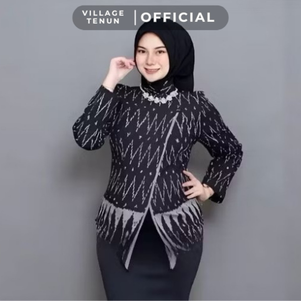 MAZA BLOUSE TENUN | ATASAN BATIK TENUN WANITA LAMARAN | BAJU LAMARAN