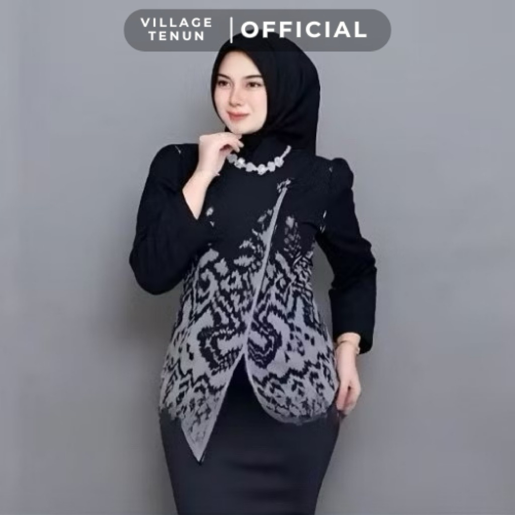 MAZA BLOUSE TENUN | ATASAN BATIK TENUN WANITA LAMARAN | BAJU LAMARAN