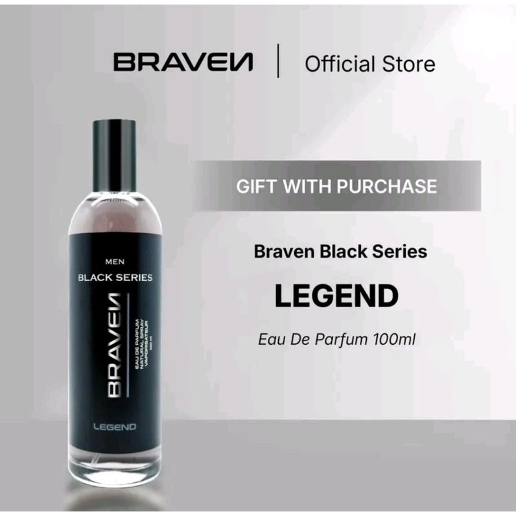 Braven Black Series EDP Parfum Pria 100 mL