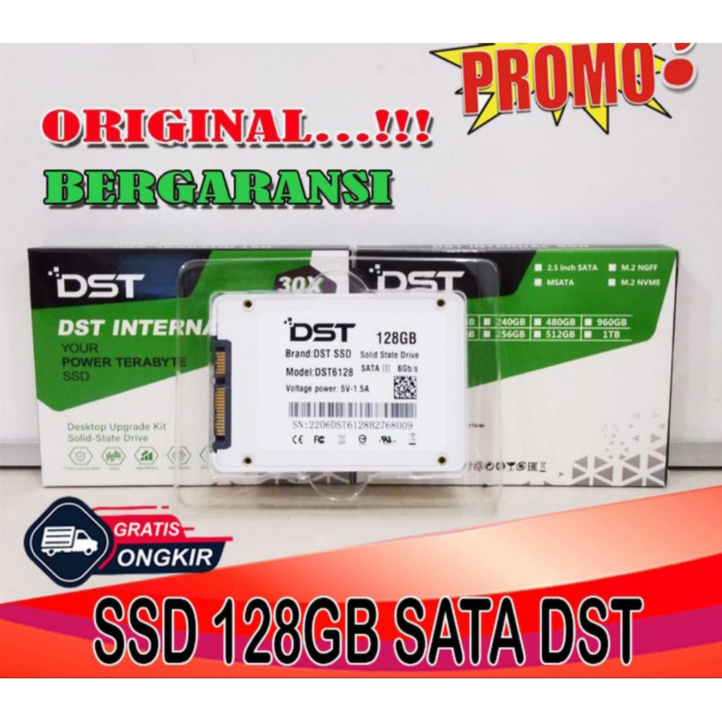 SSD 128GB DST Baru Sata III - DST 128