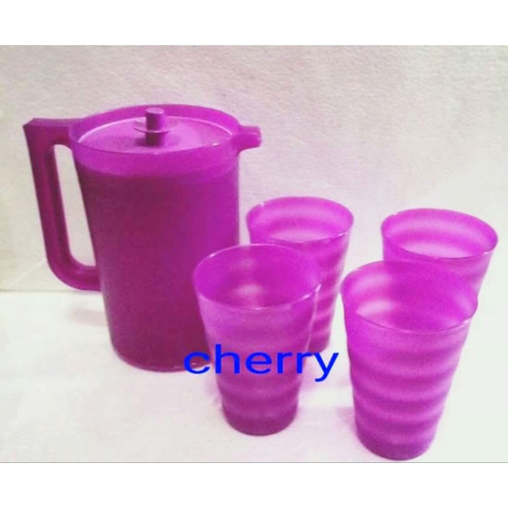 teko ungu tuppy, pitcher 2 L saja  purple oversea 1