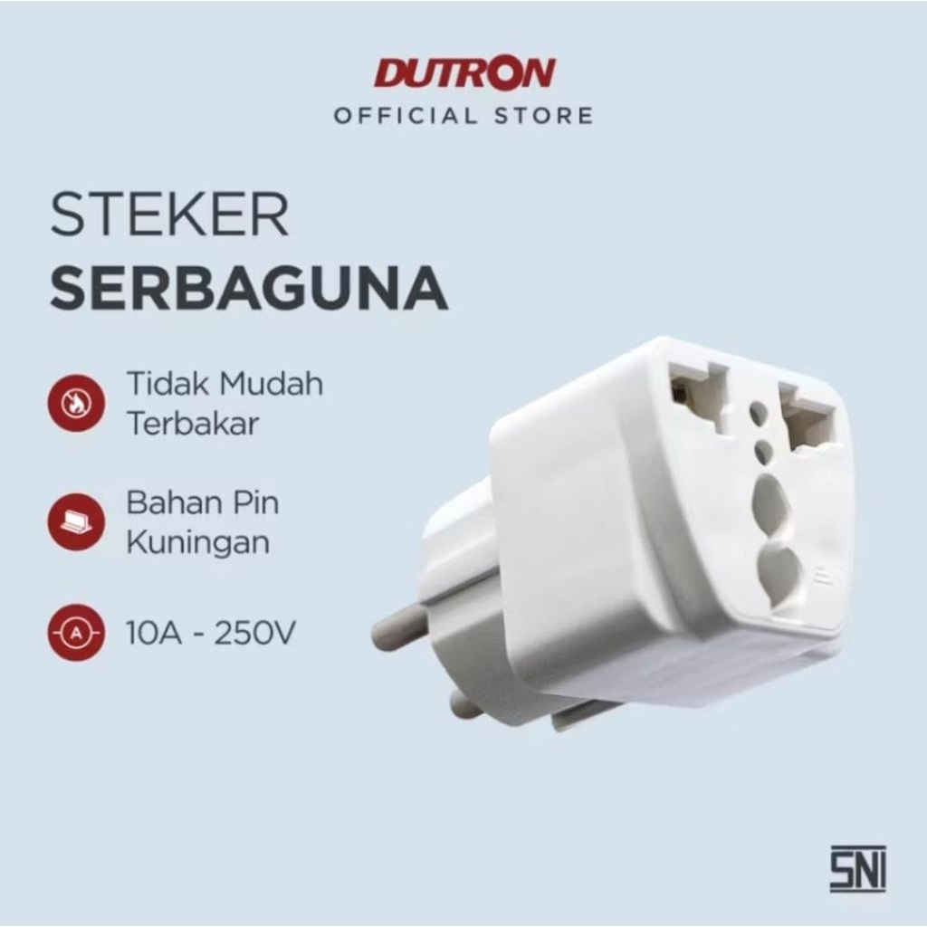 Over Steker Serbaguna DUTRON Steker Kombinasi 3 > 2