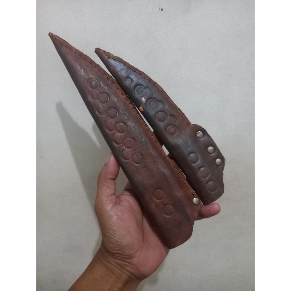 Sarung Pisau Boning Serangka Pisau Bahan Kulit Asli