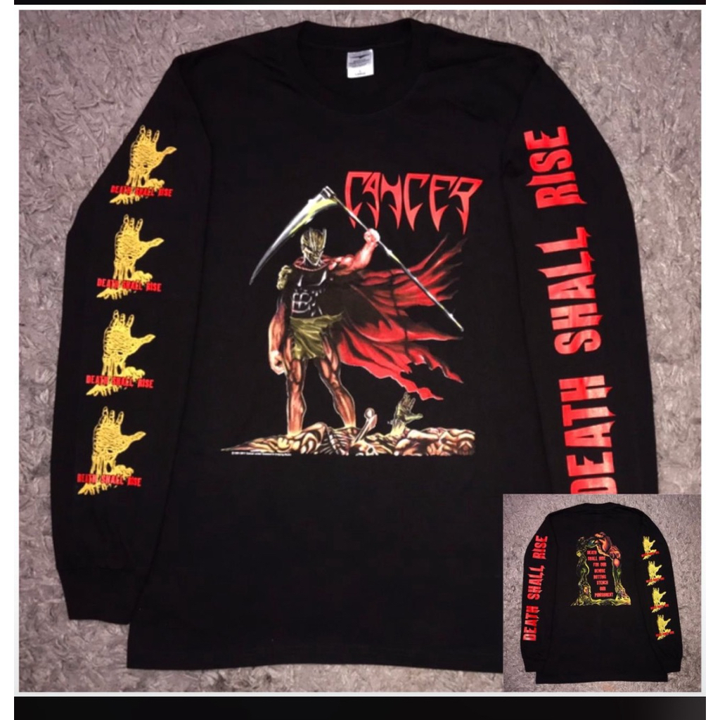 CANCER death shall rise - LONG SLEEVE ORIGINAL released by undying music