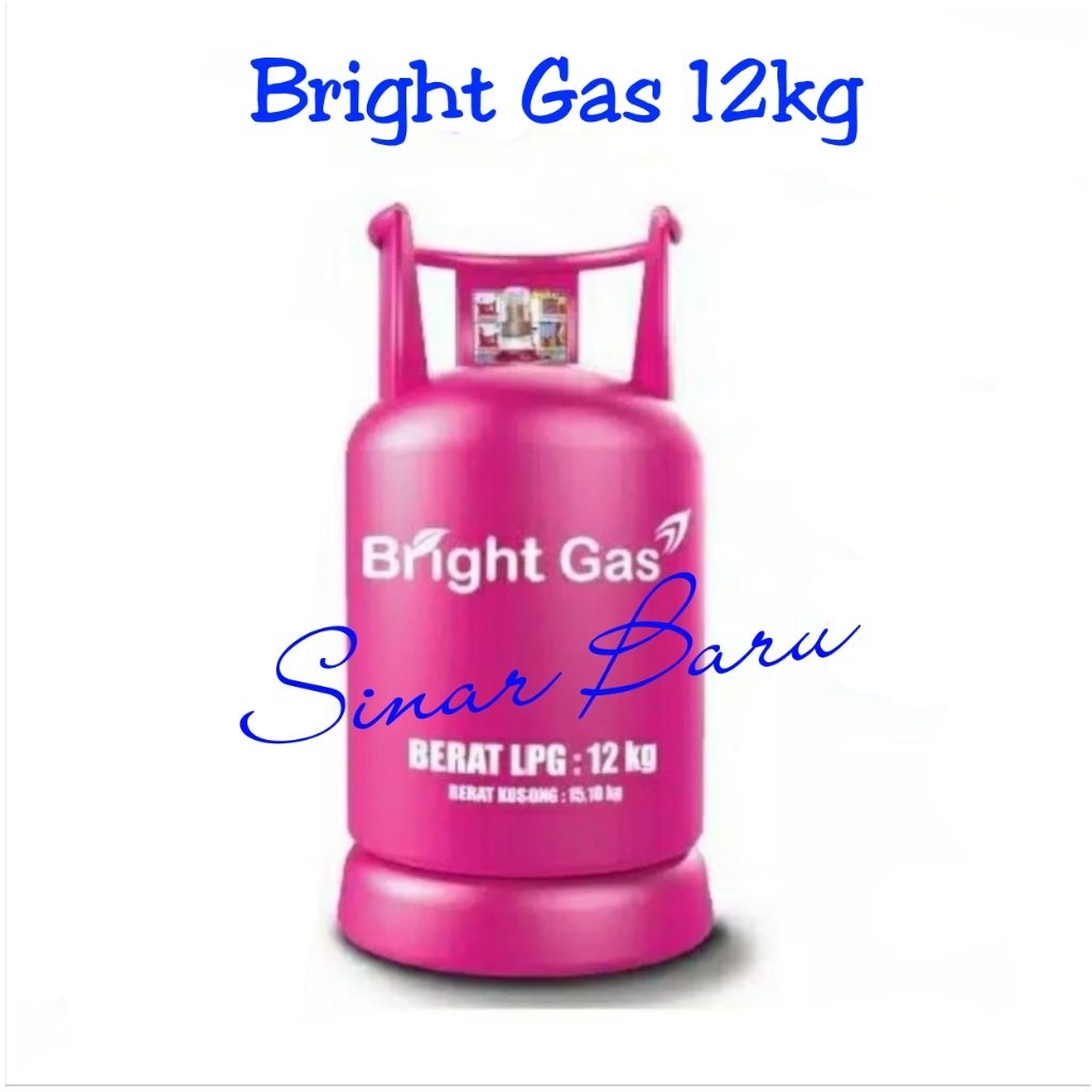 Tabung gas 12 kg sudah + isi Tabung Elpiji 12kg + isi