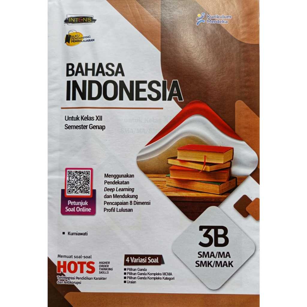 BUKU LKS BAHASA INDONESIA SMA/SMK/MA KELAS 12 SEMESTER 2 ZAMRUD 2025-2026