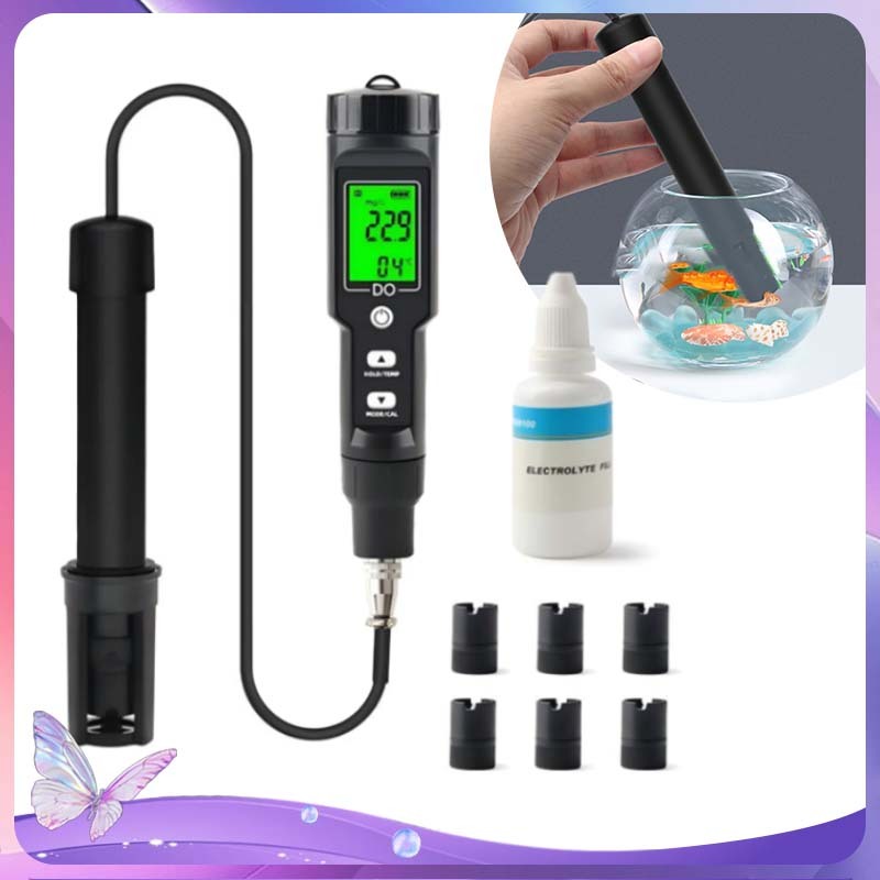 Dissolved Oxygen Meter Do Meter Oksigen Air Do9100 Dissolved Oxygen Meter 0.0-40.0 Mg