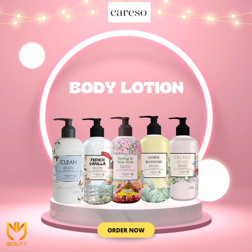 -MMBEAUTYMART- CARESO - Body Lotion - BODY LOTION WANGI PARFUME - MENCERAHKAN - NIACINAMIDE