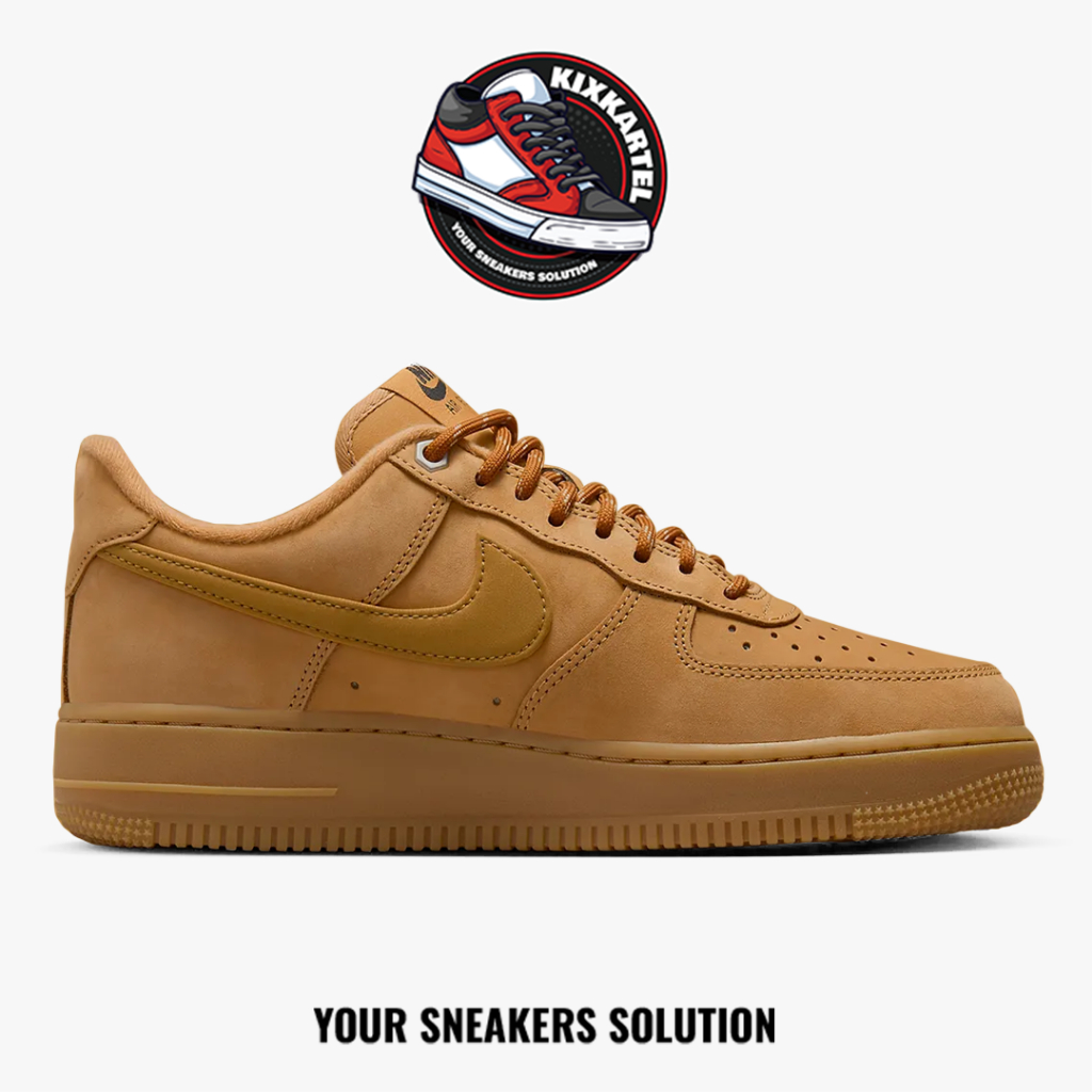Nike Air Force 1 Low Flax Gum Light Brown Wheat Gum Authentic