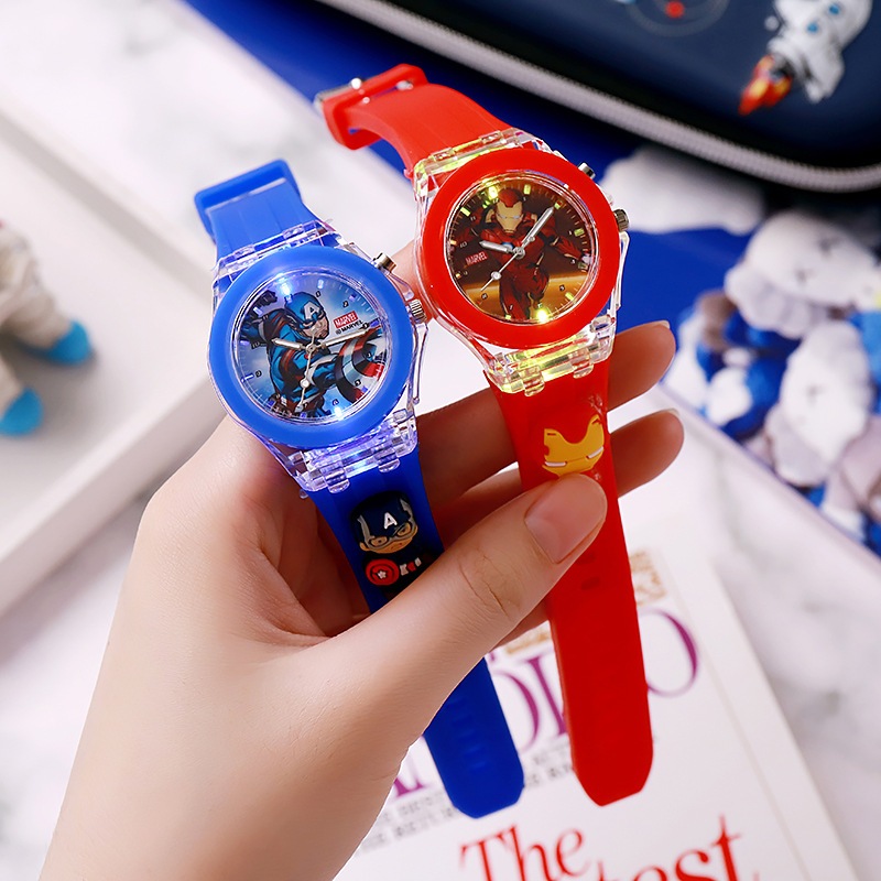Jam Tangan Anak Karakter Marvel Jam Tangan Analog Lucu Jam Tangan Unik