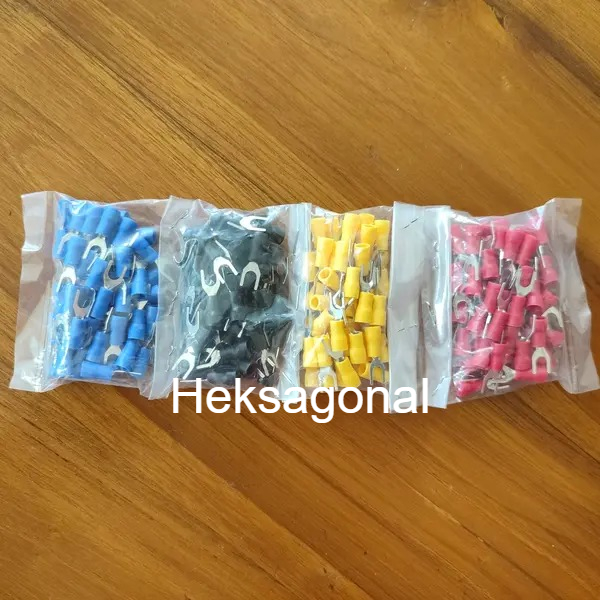 SKUN Y 1.25 mm HIJAU utk kabel 0.75 1.5 mm per pack 100 pcs BPN