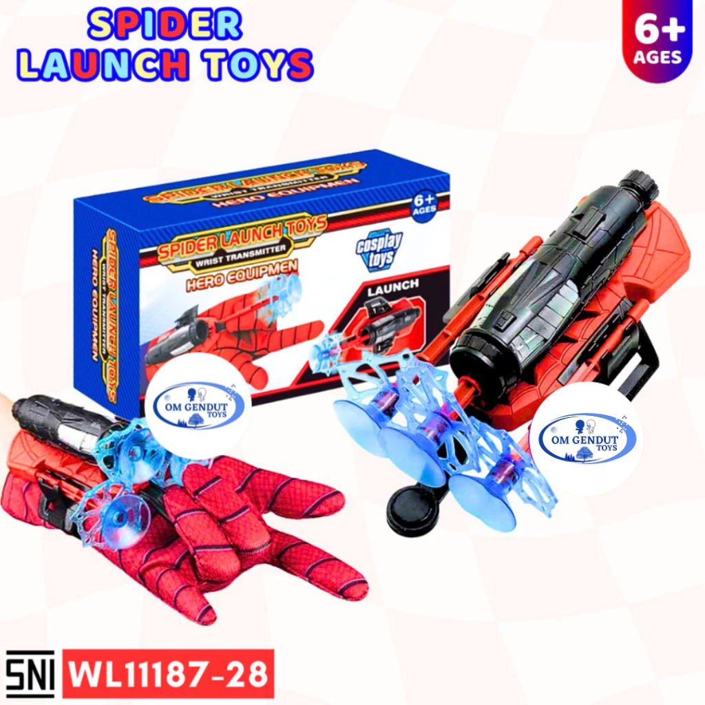 GT Mainan Anak Spider Hero Launch Toys WL11187-28