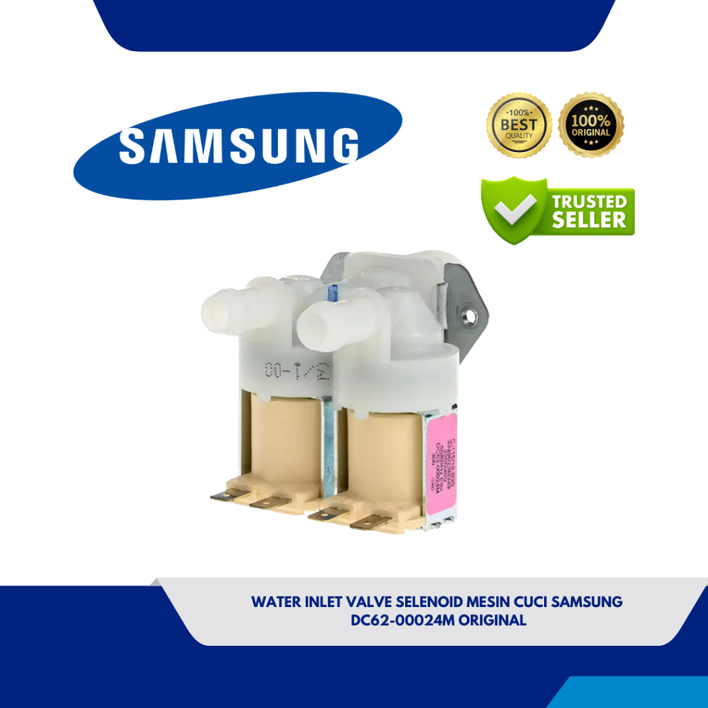 INLET VALVE MESIN CUCI SAMSUNG WW75K5210YW ORIGINAL DC62-00024M