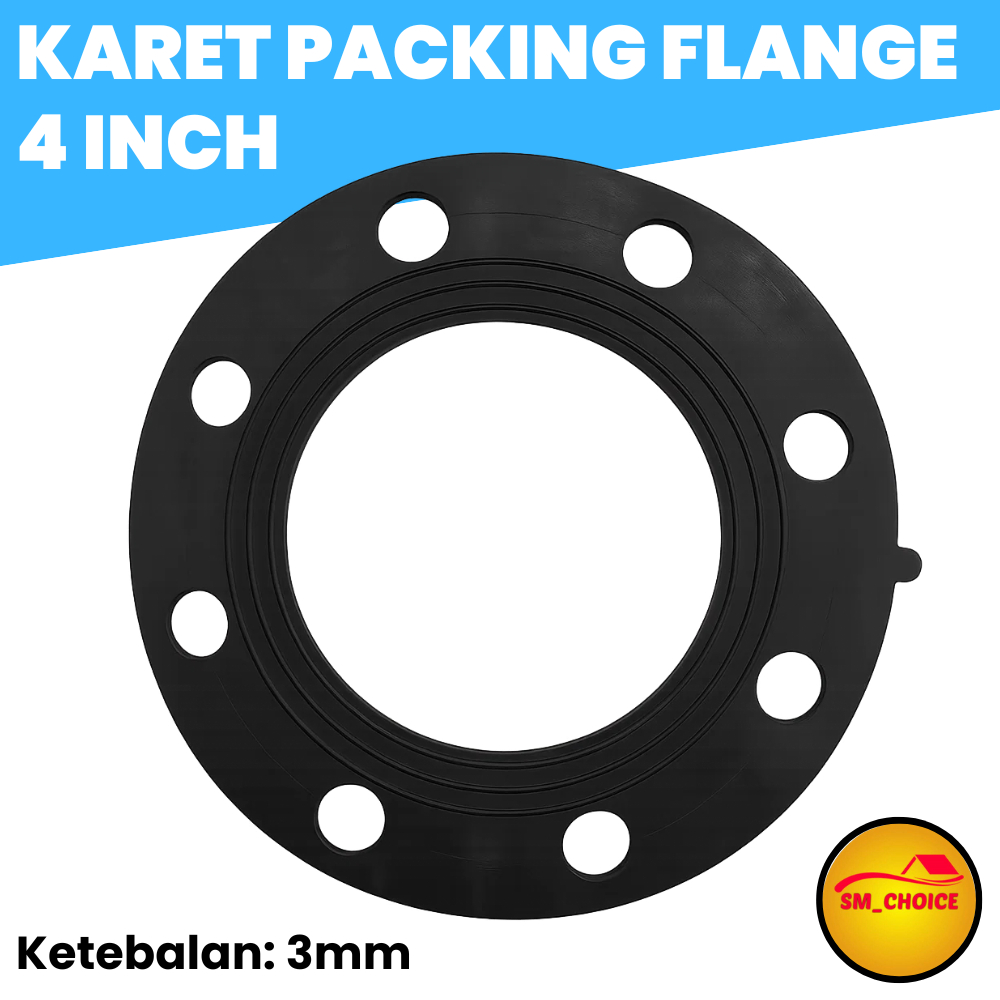 KARET PACKING FLANGE SEAL FLANGE 4'' KARET FLANGE 4'' SEAL KARET FLANGE 4 INCH