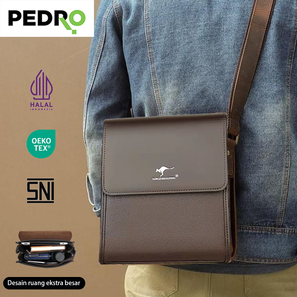 [100% produk asli Garansi 24 bulan][2025NEW][COD]PEDRO tas selempang, Light Edition- Ransel tablet d